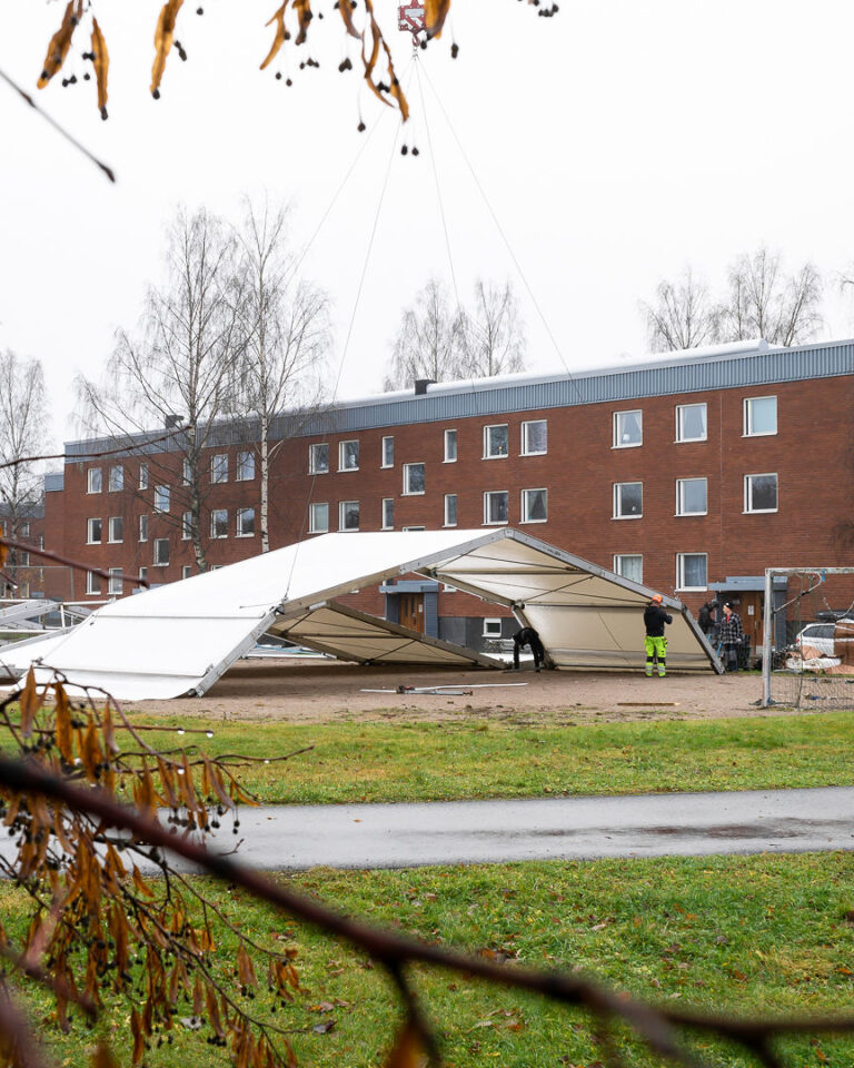 Projektbild från Väderskydd på flerbostadshus